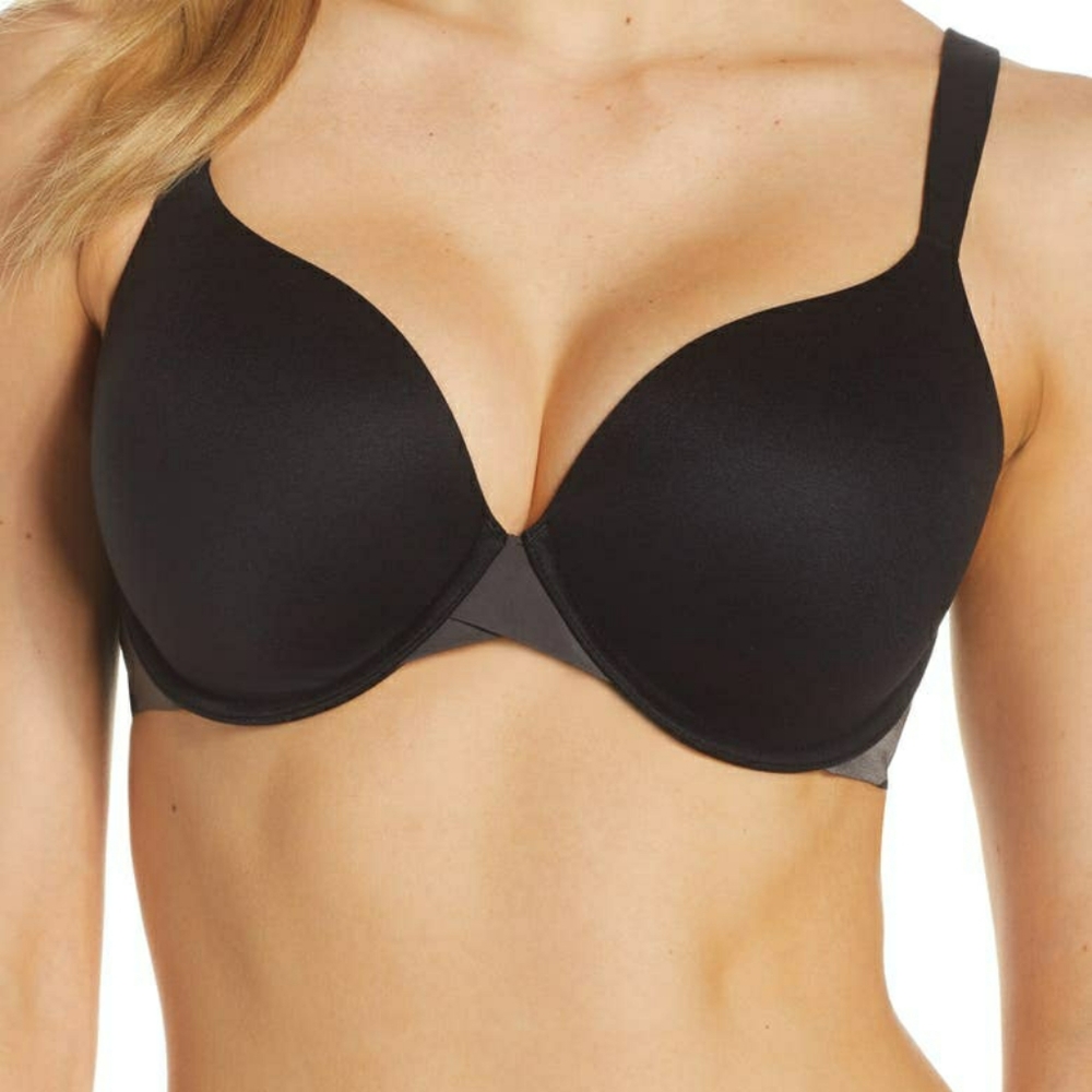 Spanx black nwt pillow cup full coverage 36c bra